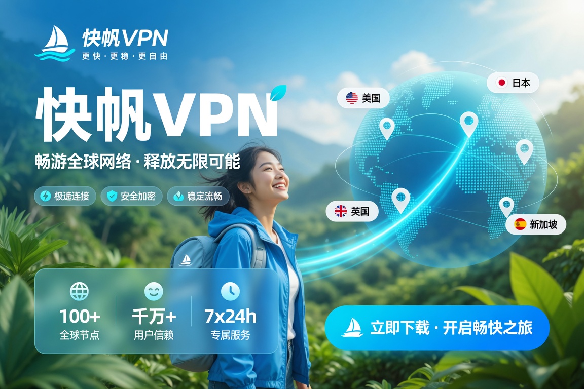 快帆VPN连接后国内游戏延迟高怎么办?海外玩国服游戏卡顿掉线的详细解决方法