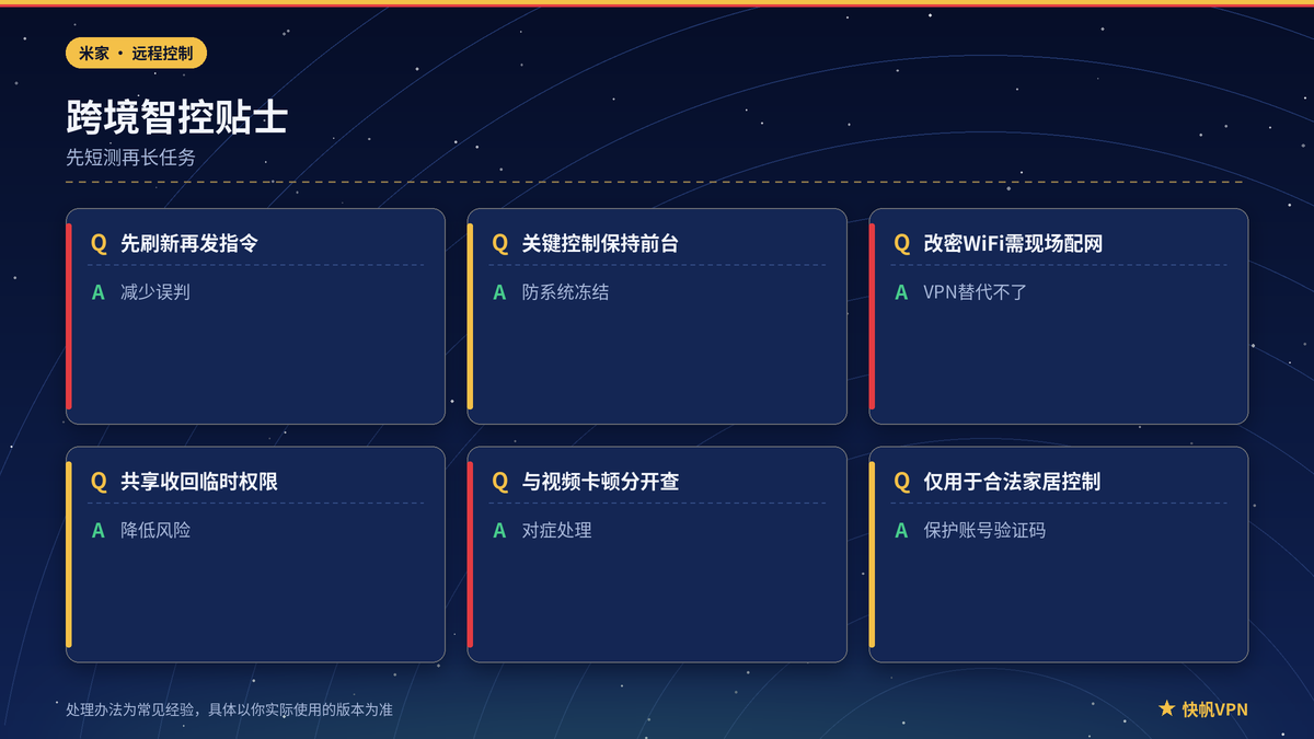 快帆VPN下米家家庭共享与账号安全提示